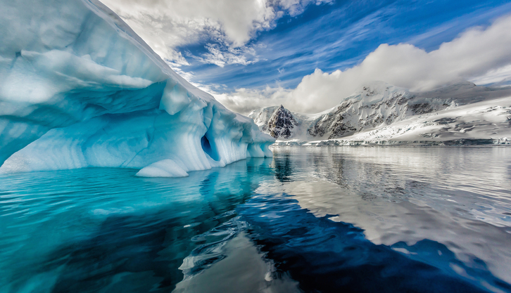 Espectacular imagen de la Antártida.