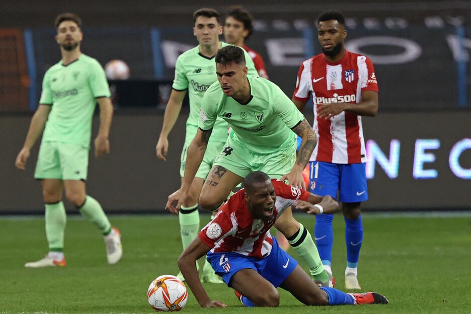 Dani Garcia durante un lance del partido.