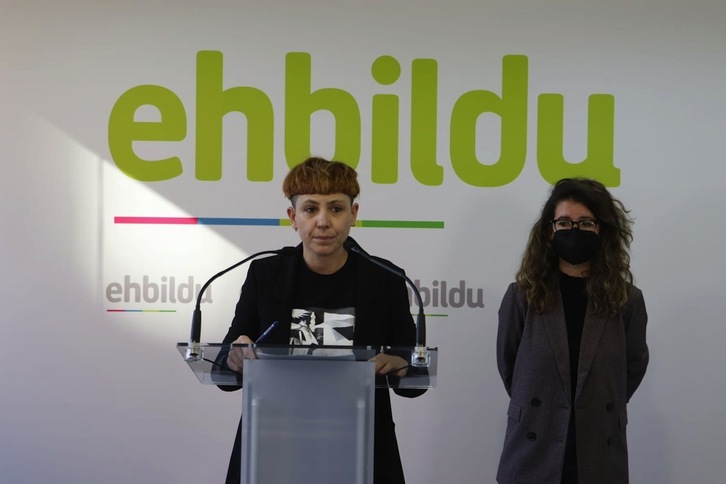 EH Bilduko Izaskun Duque, Alonsotegiko kasuaren inguruko aurreakordioaren balantzea egiten.