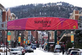 Cartel anunciador de la nueva edición de Sundance, en Utah. 