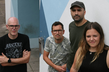 Ane Arruti, Egoitz Olalde, Iñigo Ibarrondo eta Iker Martinez de Zuazo dira Keia taldea osatzen dutenak.