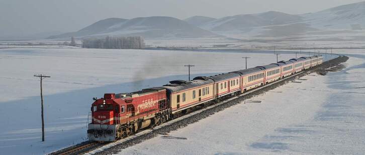 El tren parte de Ankara y finaliza en Kars.