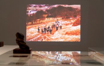 Imagen de una de las obras expuestas en la muestra. 