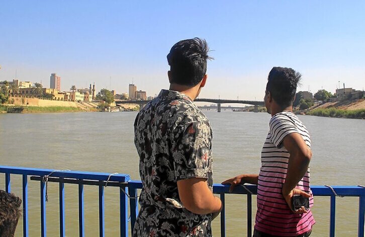 Imagen del río Tigris a su paso por Irak.