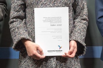 El informe, en manos de la consejera Artolazabal.