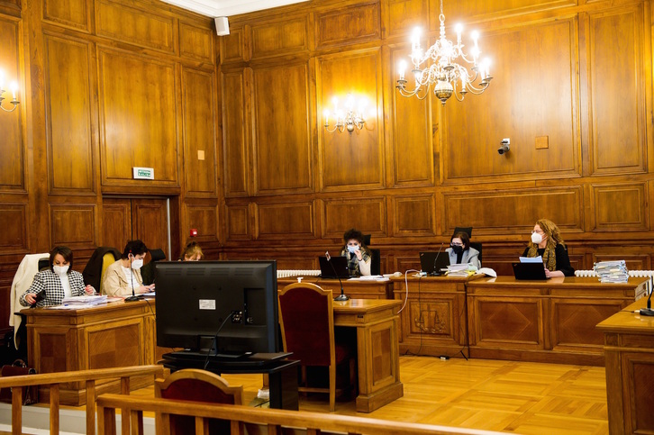 Primera sesión del juicio por la agresión sexual de Beasain, el caso que descubrió al violador en serie de Gipuzkoa. 