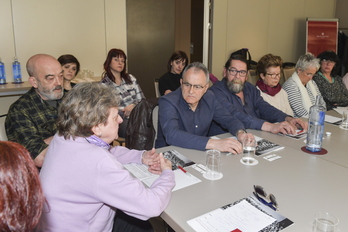 2019an Foro Sozialak eta Estatuaren biktimek egindako topaketa.