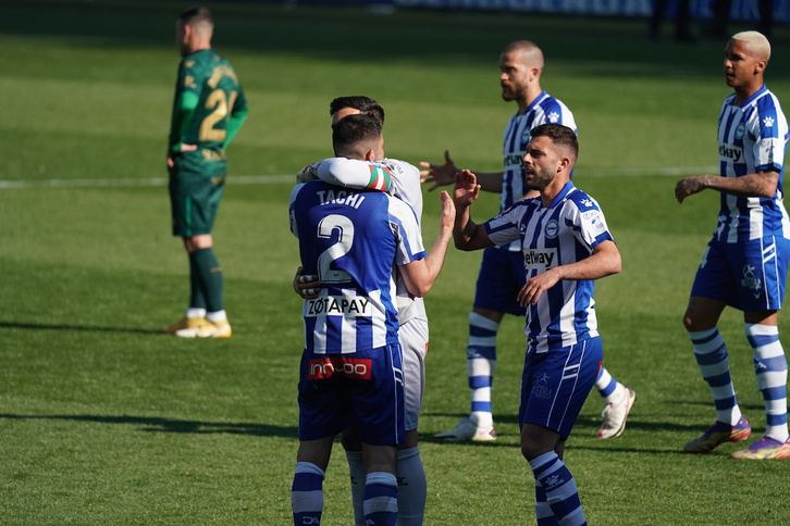 Tachi en un partido de la temporada pasada.
