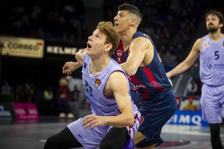 Fontecchio ha puesto el partido de Euroliga ante el Barça para mostrar las aptitudes del Baskonia.