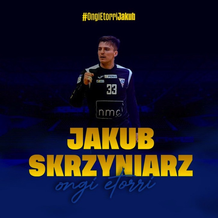 Jakub Skrzyniarz, Bidasoa-Irunen atezain berria datorren denboralditik aurrera.