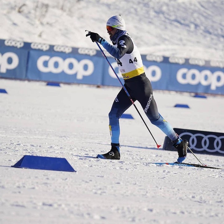 Imanol Rojo, iraupen eskiatzailea. 