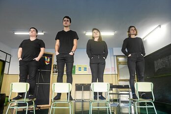 Haizea Arana, Aner Peritz, Leire Vargas eta Oihana Arana