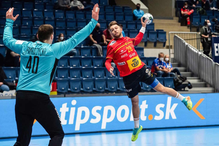 Aleix Gómez ha sido el gran protagonista ofensivo de la escuadra hispana.