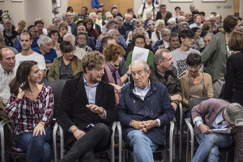 Imagen de una comparecencia de miembros del sector crítico en octubre de 2019