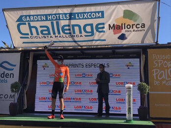 Peio Goikoetxea ha subido al podio como ganador de los sprints especiales.