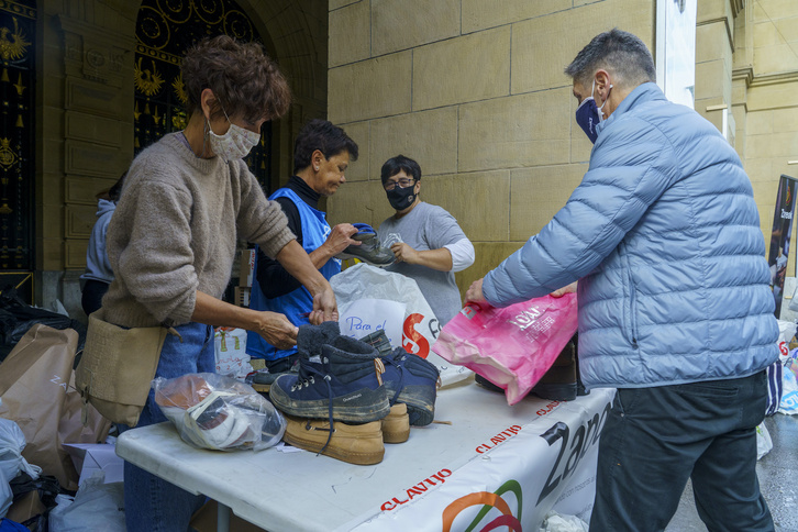 MIlaka oinetako pare bildu ditu Zaporeak elkarteak.