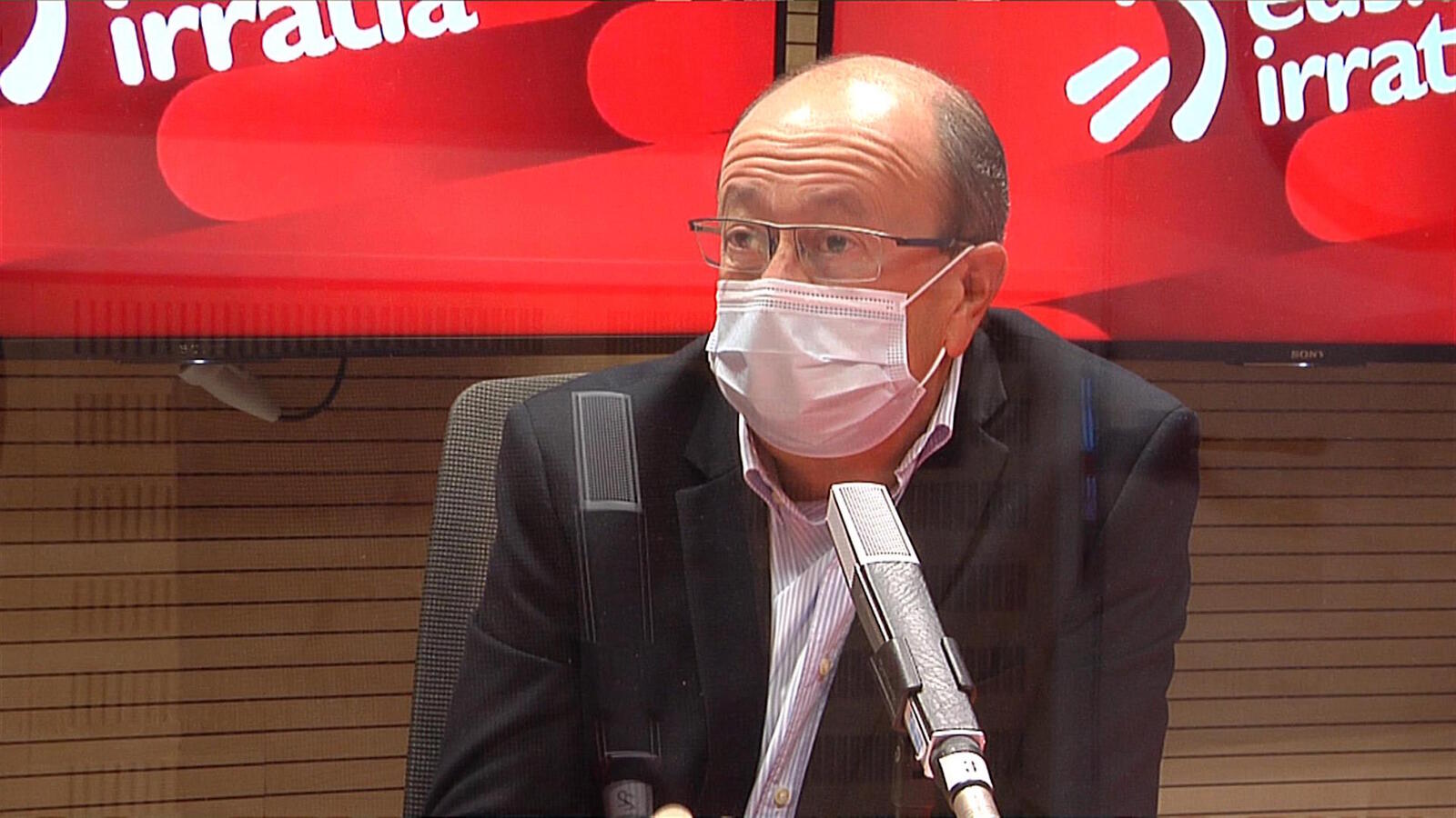 José Antonio Rodríguez Ranz, en la entrevista de este martes. (Euskadi Irratia)