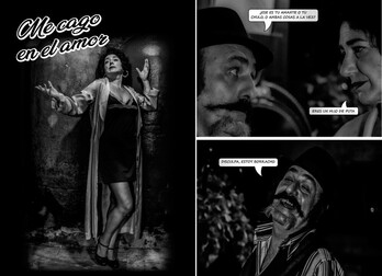 Piluka Aranguren y Tonino Carotone en 'Mondo difficile".