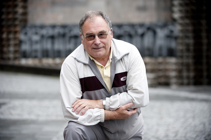 Pello Zabala, 2011. urtean, Arantzazuko Santutegian.