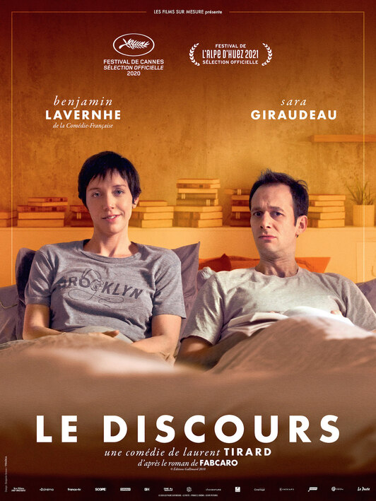 Sara Giraudeau es la novia del protagónico Benjamin Lavernhe.