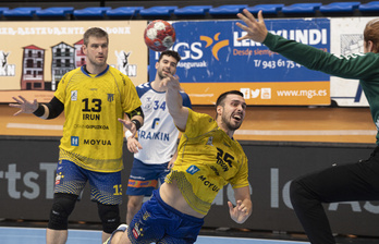 Jon Azkue ha sido el bidasotarra más entonado en ataque con 8 goles.