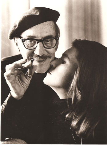 Groucho Marx y Erin Fleming.