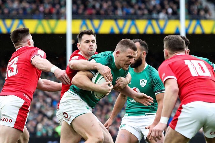 Conway, ala de Irlanda, ha anotado dos ensayos en el segundo tiempo.