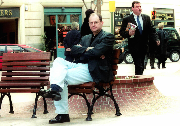 Fernando Marías en Bilbo en 2001.
