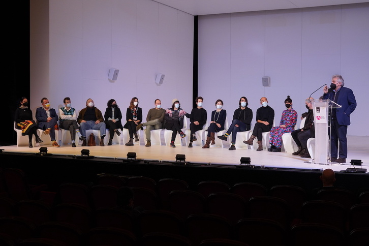 ‘Erresuma/Kingdom/Reino’ obraren aurkezpen ekitaldia Bilboko Arriaga Antzokian.