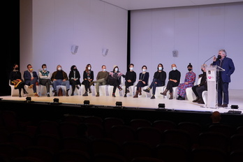 ‘Erresuma/Kingdom/Reino’ obraren aurkezpen ekitaldia Bilboko Arriaga Antzokian. 