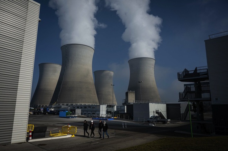 Imagen de la central nuclear de Bugey, en las cercanías de Grenoble.