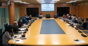 La consejera Garamendi y la viceconsejera Berriozabal han dado explicaciones ante la comisión de Derechos Humanos.