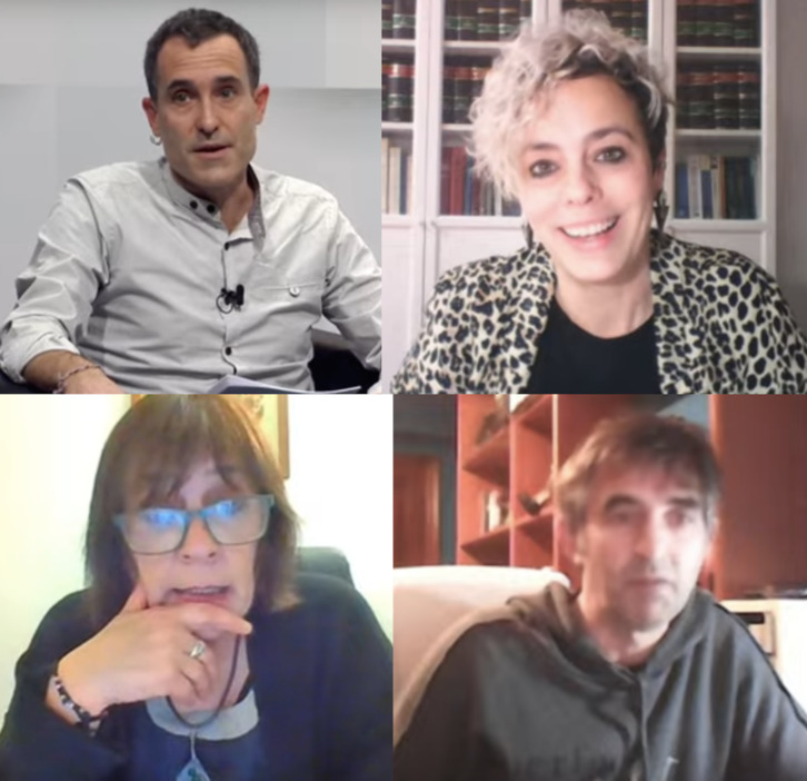 Arzuaga, Izko, Barrenetxea eta Morentin, torturari buruzko saioan.