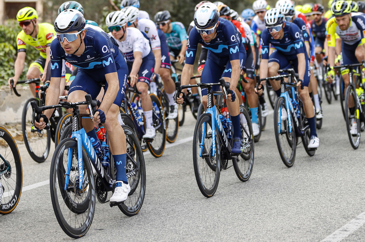 Iñigo Elosegui hizo un gran trabajo para Alejandro Valverde y Enric Mas en la Volta a la Comunitat Valenciana.