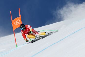 Adur Etxezarreta, Pekingo Olinpiar Jokoetako entrenamenduan. 