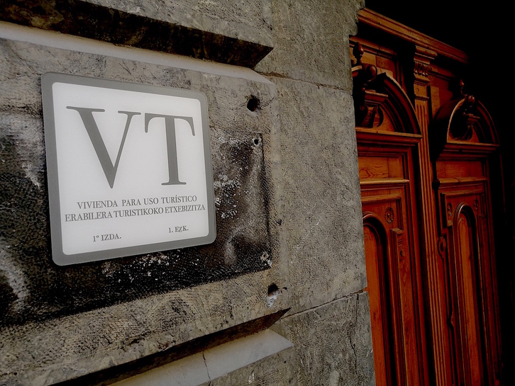 Vivienda de uso turístico en Bilbo.