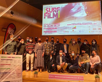 Asteazken honetan aurkeztu dute Laboral Kutxa Bilbao Surf Film Festivala.