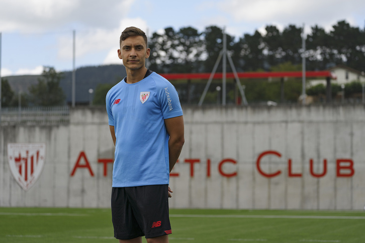 Petxarroman denboraldi aurreko lehen entrenamenduan.