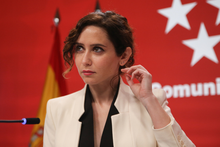 Isabel Díaz Ayuso se ha declarado víctima de la dirección del PP.