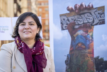 Orozco, ayer viernes en Bilbo.