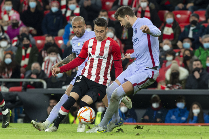 Berenguerrek ezin izango du Bartzelonaren kontra jokatu zigorturik dagoelako.