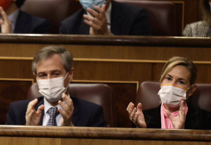 La vicesecretaria de Organización, Ana Beltrán, la única fiel.