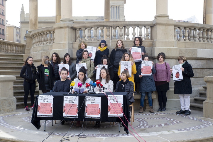 Aurtengo Martxoaren 8ko mobilizazioak aurkeztu ditu Euskal Herriko Mugimendu Feministak.