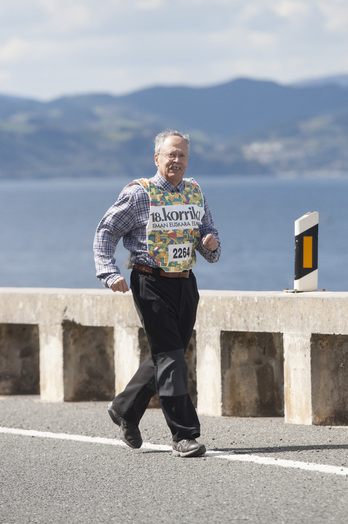 Abelin Linazisoro, en la Korrika 18.