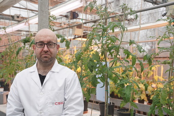 El investigador Iker Aranjuelo. 