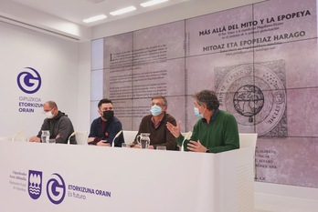  Magallanos-Elkano espedizioari buruzko liburuaren aurkezpena.