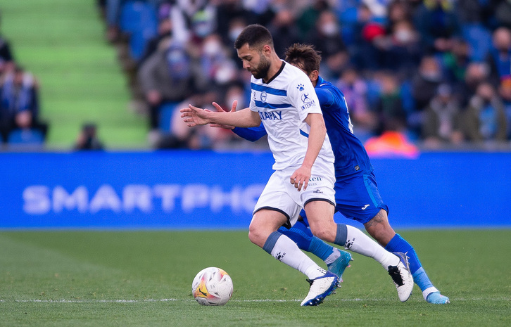 Duarte ha dado la asistencia del 1-2, pero no ha estado muy atento en el saque de esquina que ha propiciado el empate definitvo.