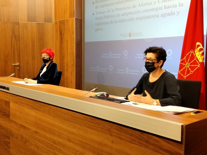 La consejera Santos Induráin ha anunciado este viernes el estudio de seroprevalencia.