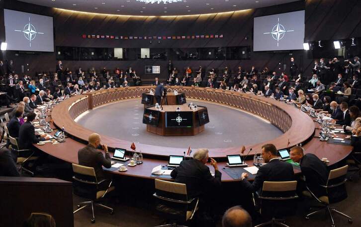 Reunión de los ministros de Exteriores de la OTAN, el viernes en Bruselas.