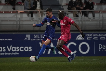 El Amorebieta necesita reaccionar tras enlazar dos derrotas ante Valladolid y, en la imagen, Leganés.